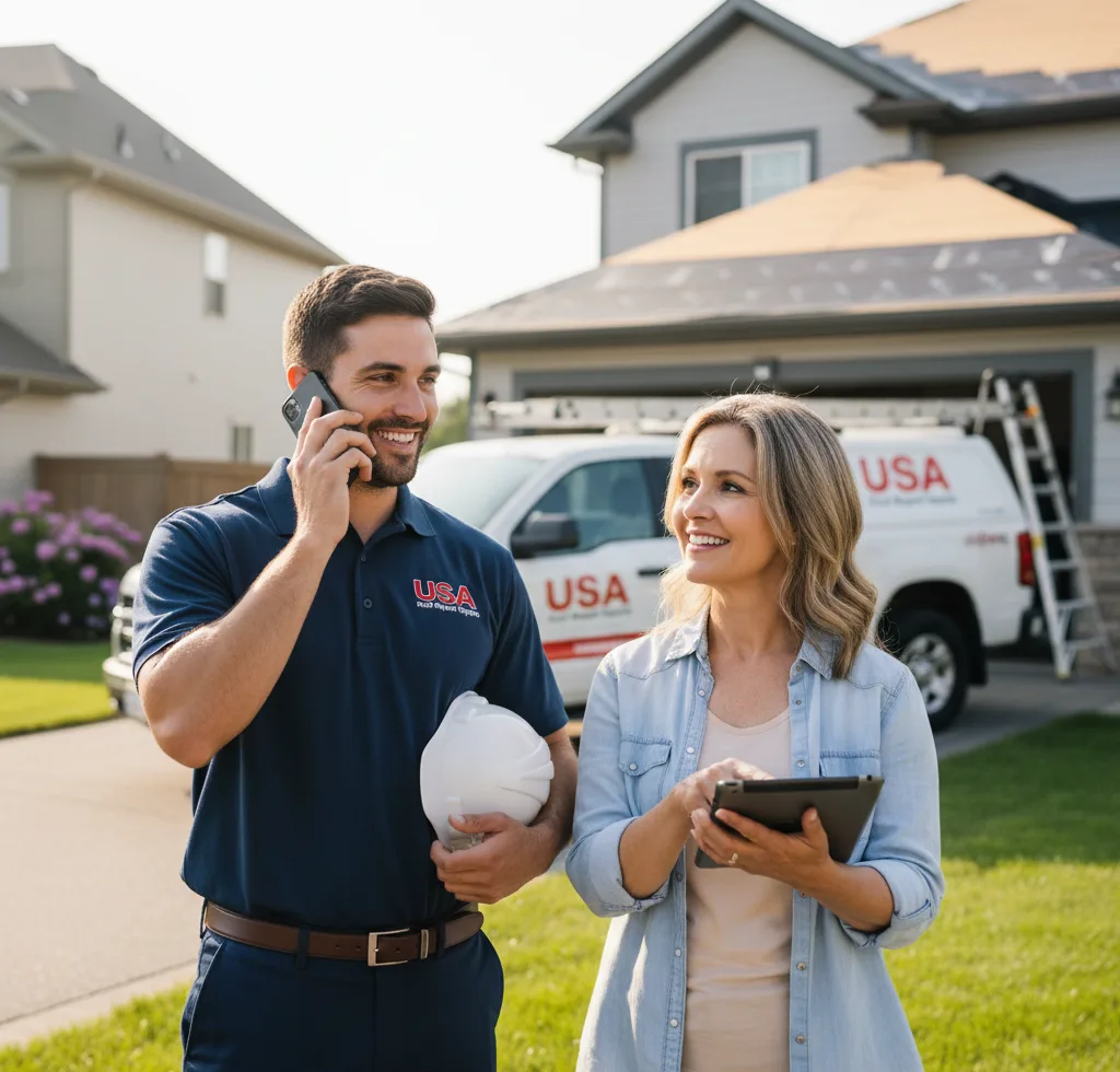 USA Roof Repair Experts customer support in Bridport